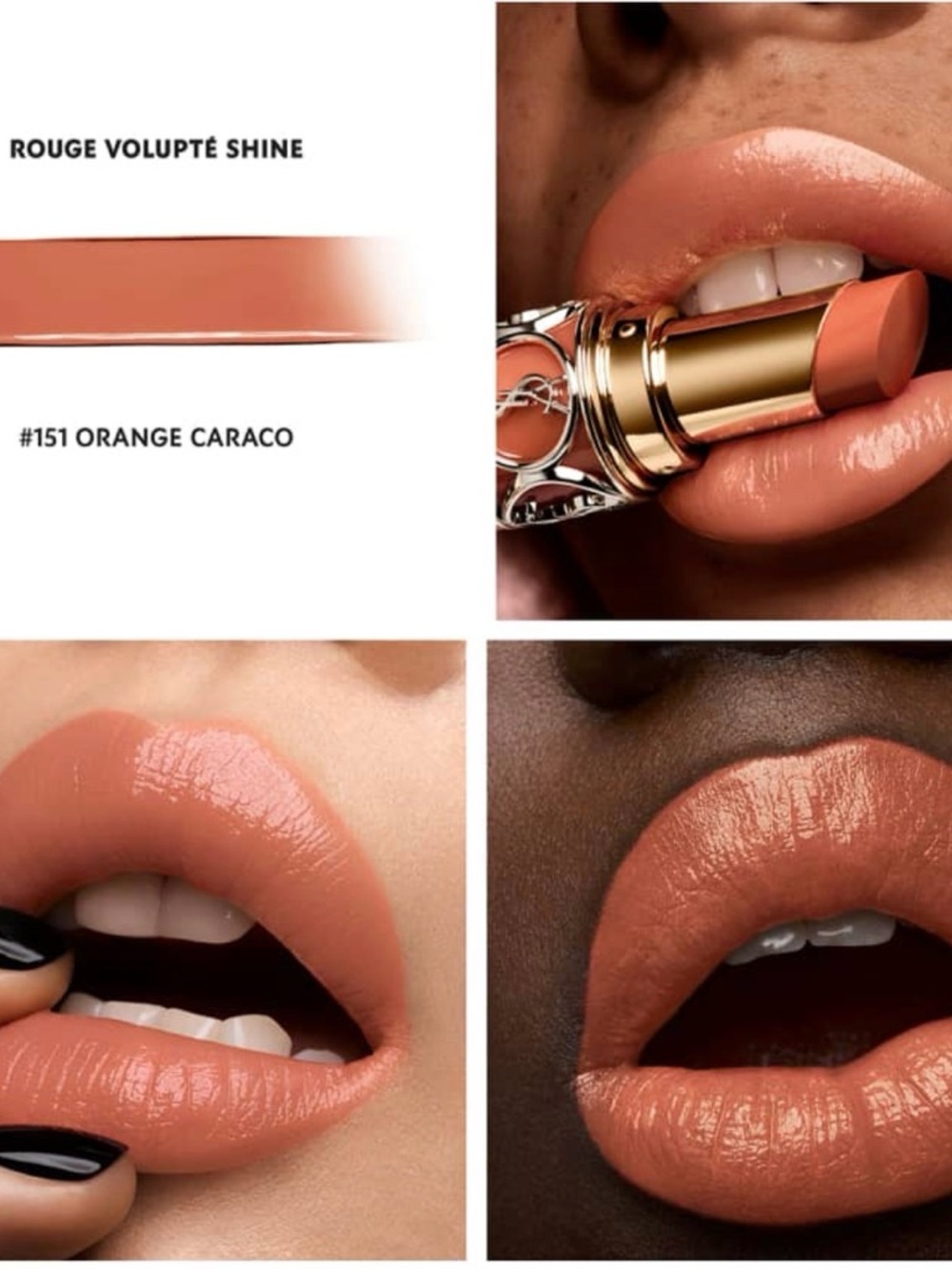 Yves Saint Laurent Rouge Volupté Shine Oil-In-Stick Lipstick — Shade 151 - Picture 4 of 5